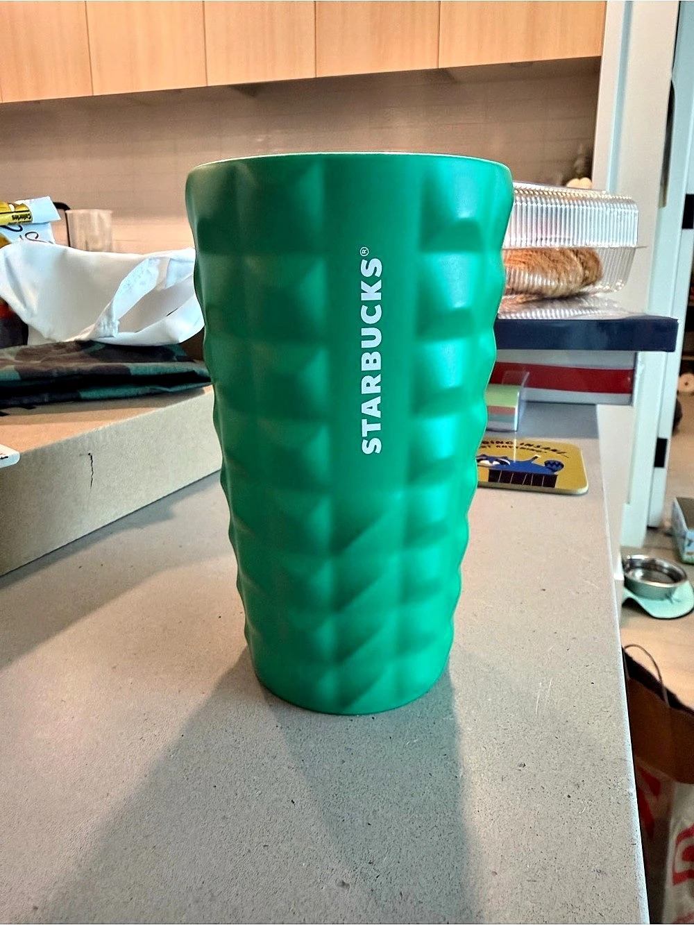 Starbucks Green Ceramic Tumbler